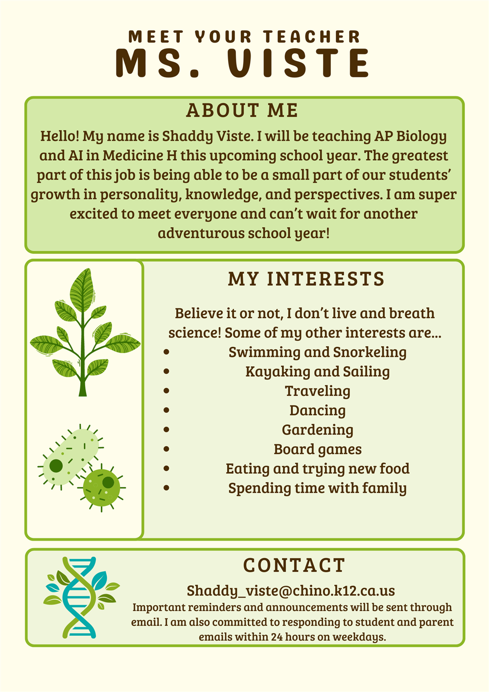 Meet the Teacher!